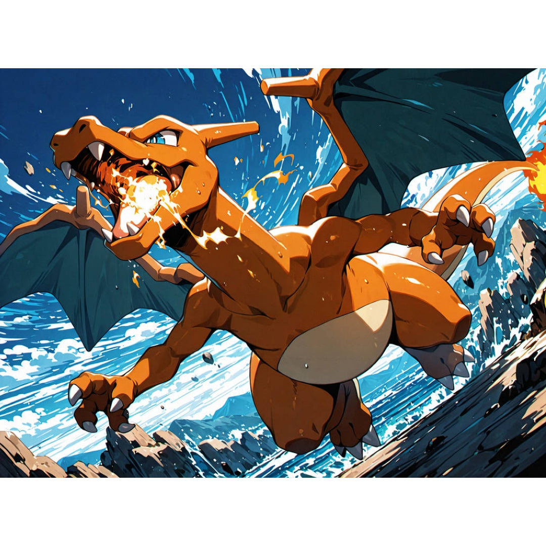 charizard-one-hit-ko-move-paint-by-number-kit