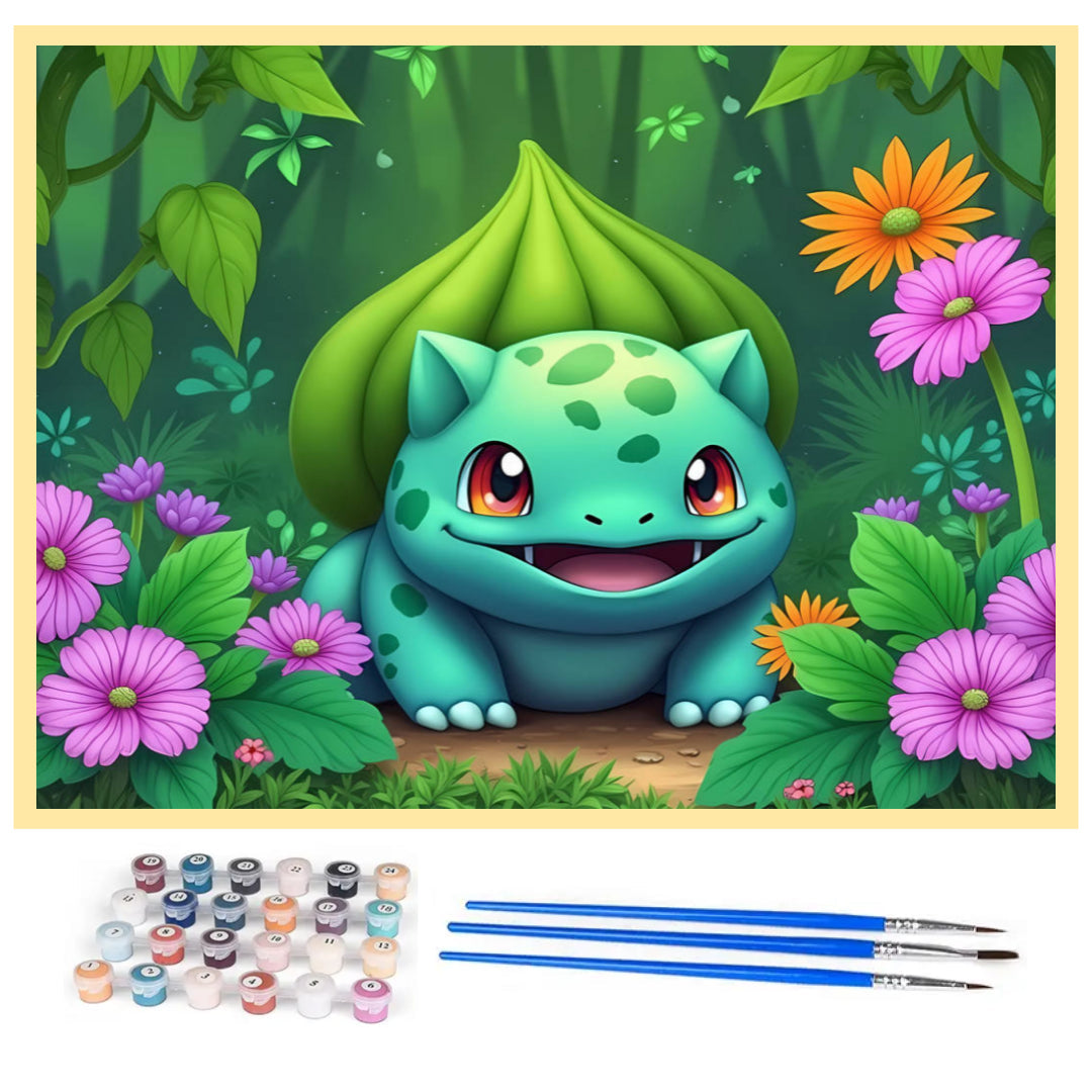 cherubic-bulbasaur-paint-by-number-kit