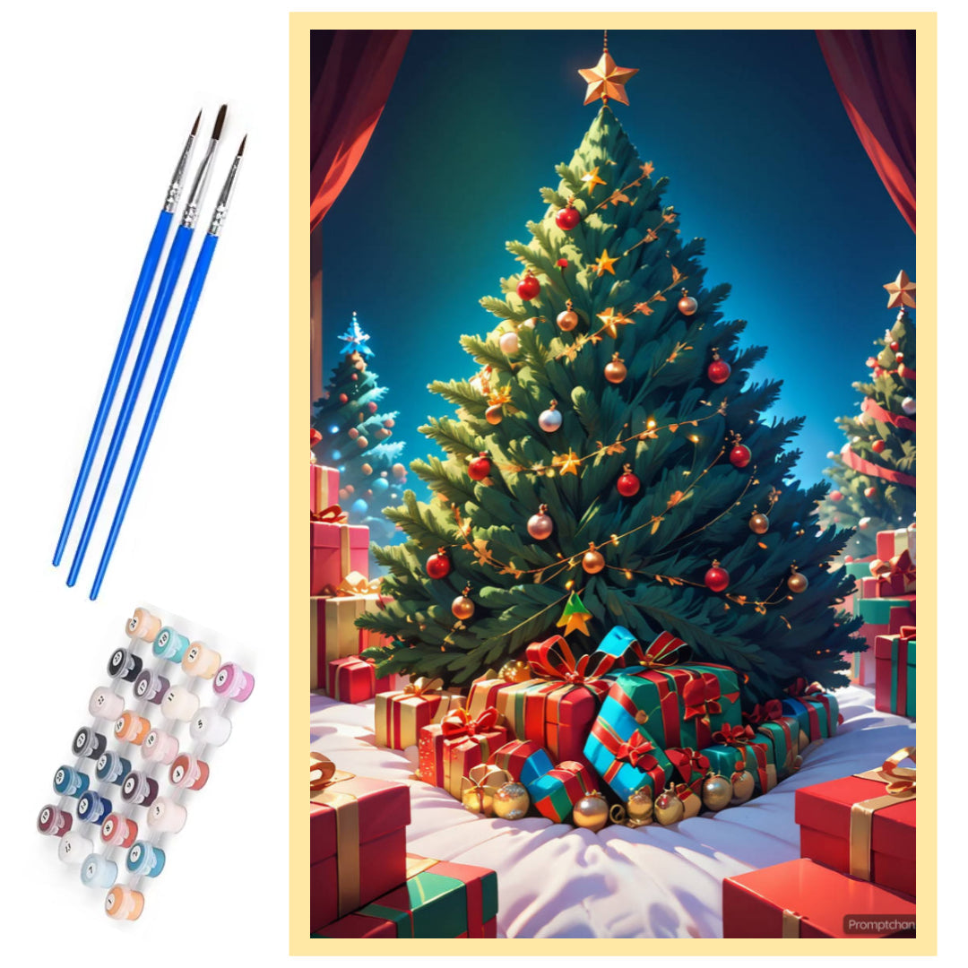 christmas-tree-paint-by-number-kit