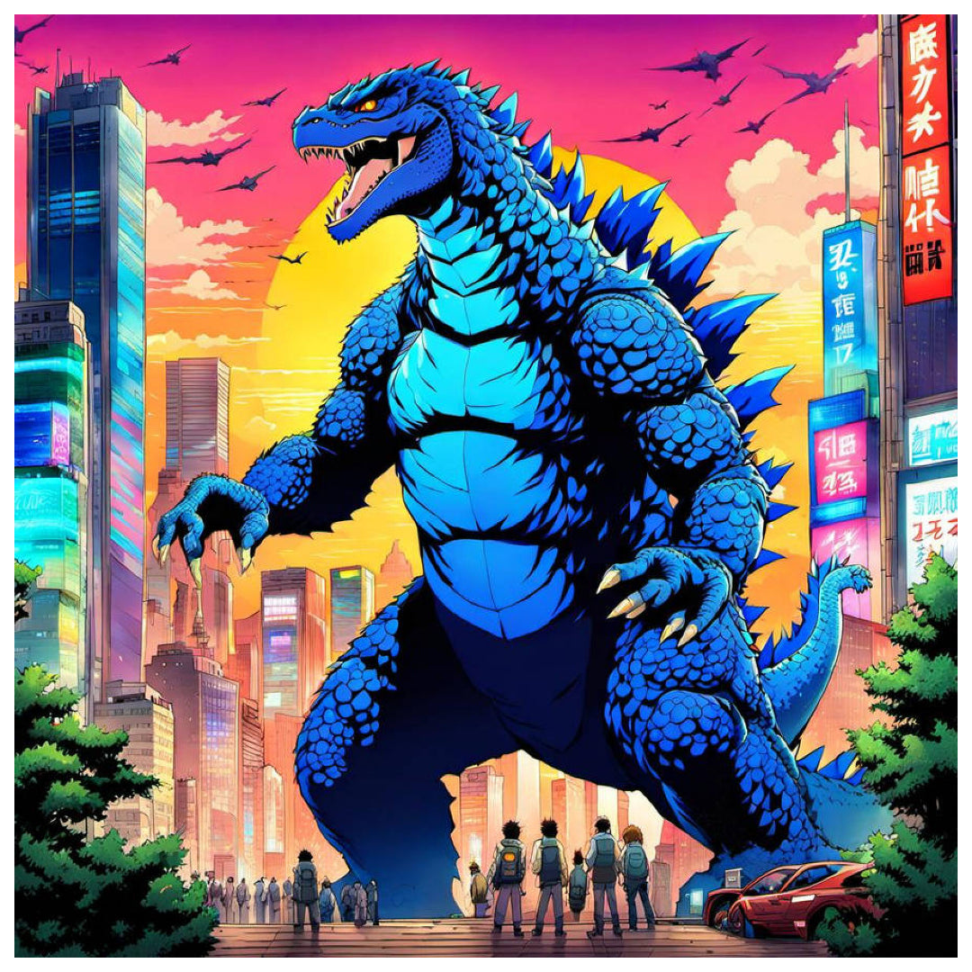 city-godzilla-paint-by-number-kit