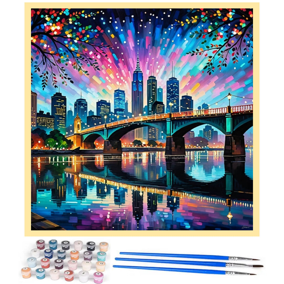 city-night-skyline-paint-by-number-kit