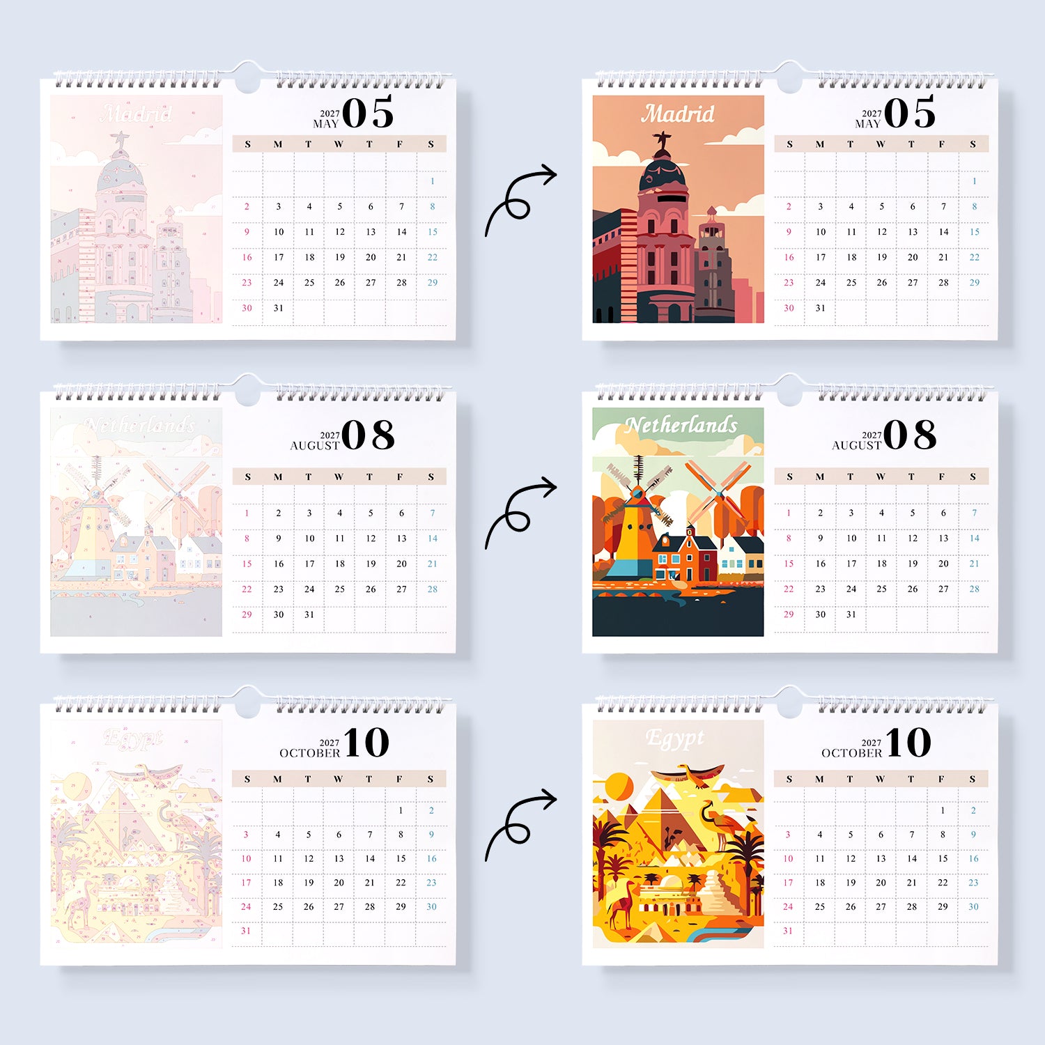 city-paint-by-numbers-calendar-2027