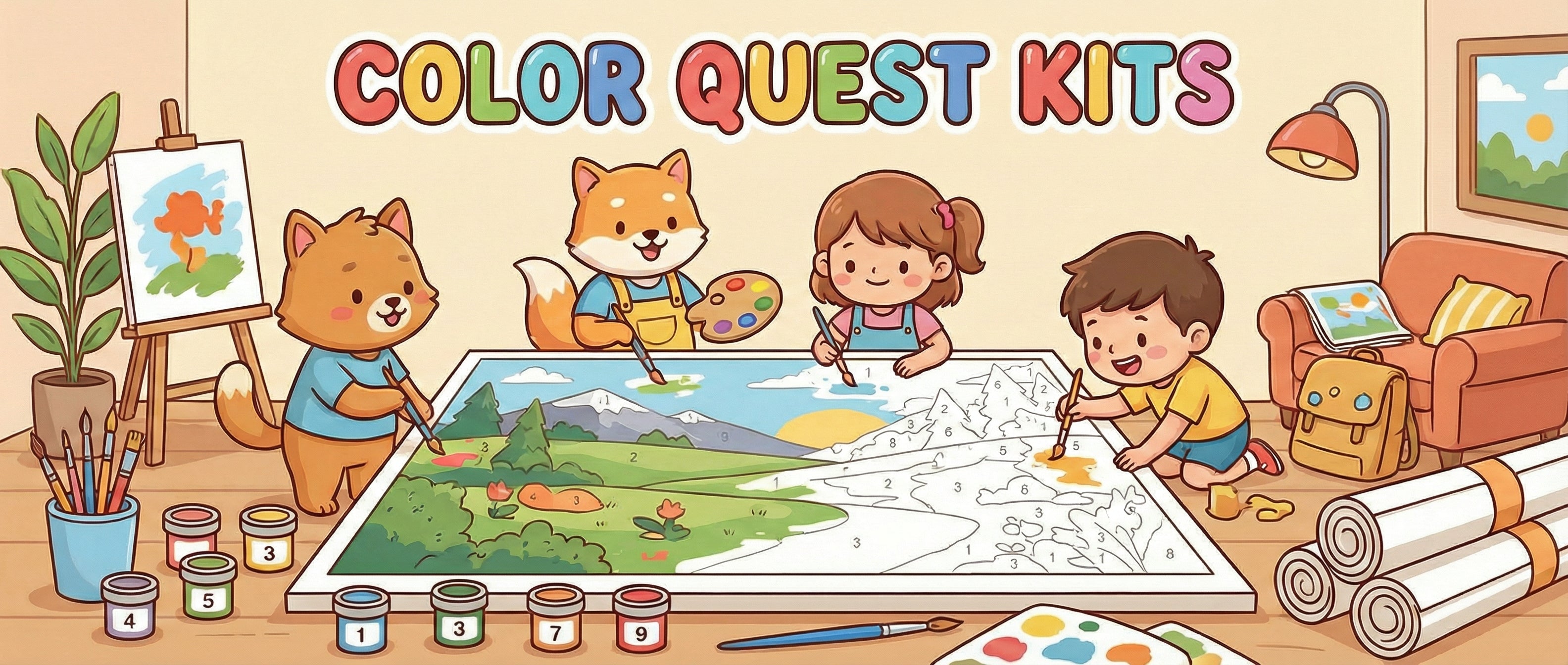 paint by number kits for beginners