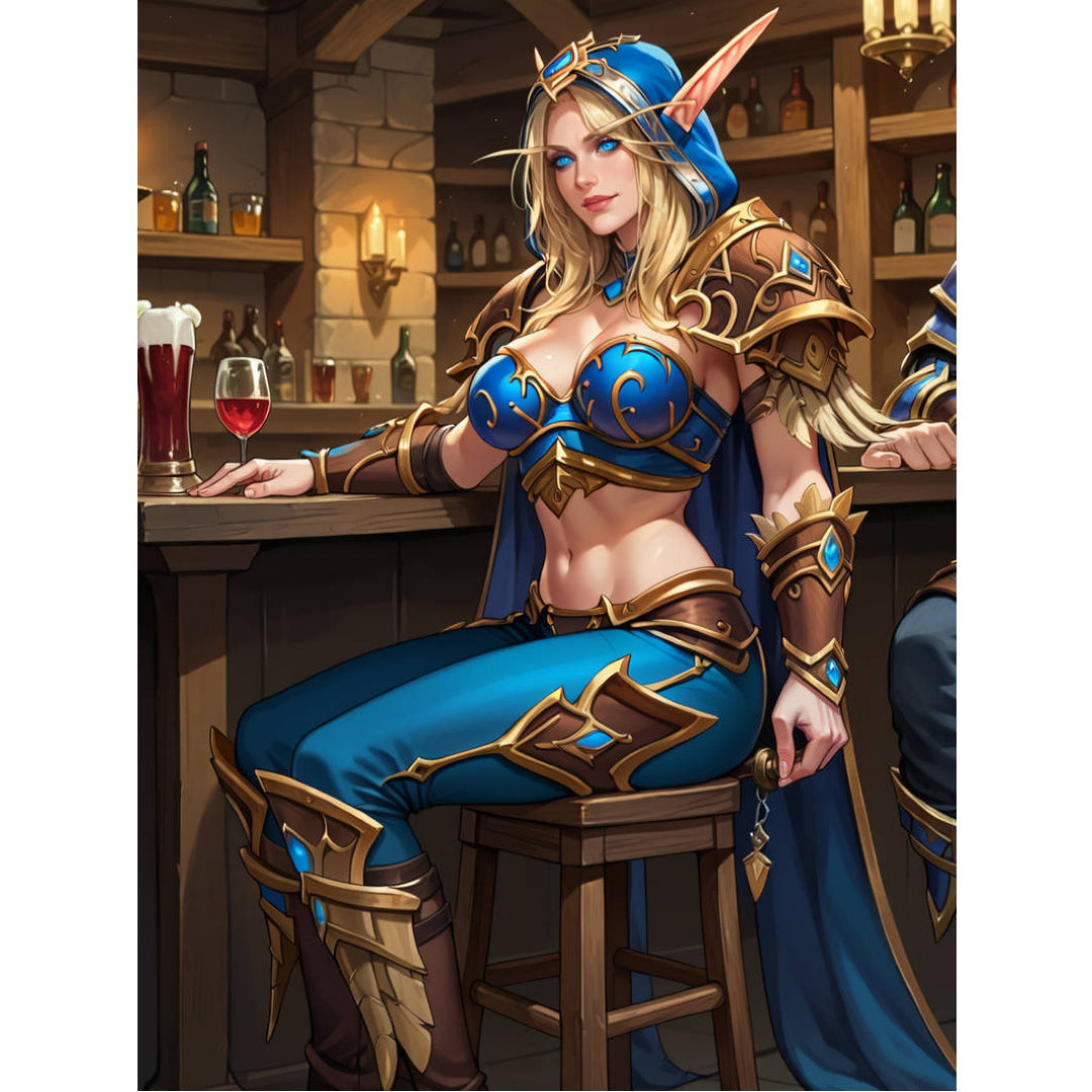 cool-blue-sylvanas-paint-by-number-kit
