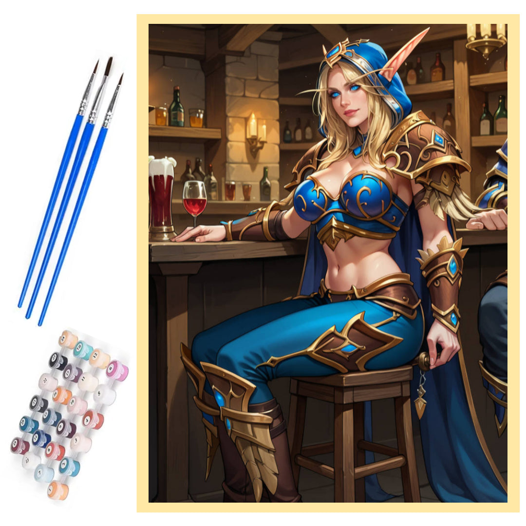cool-blue-sylvanas-paint-by-number-kit