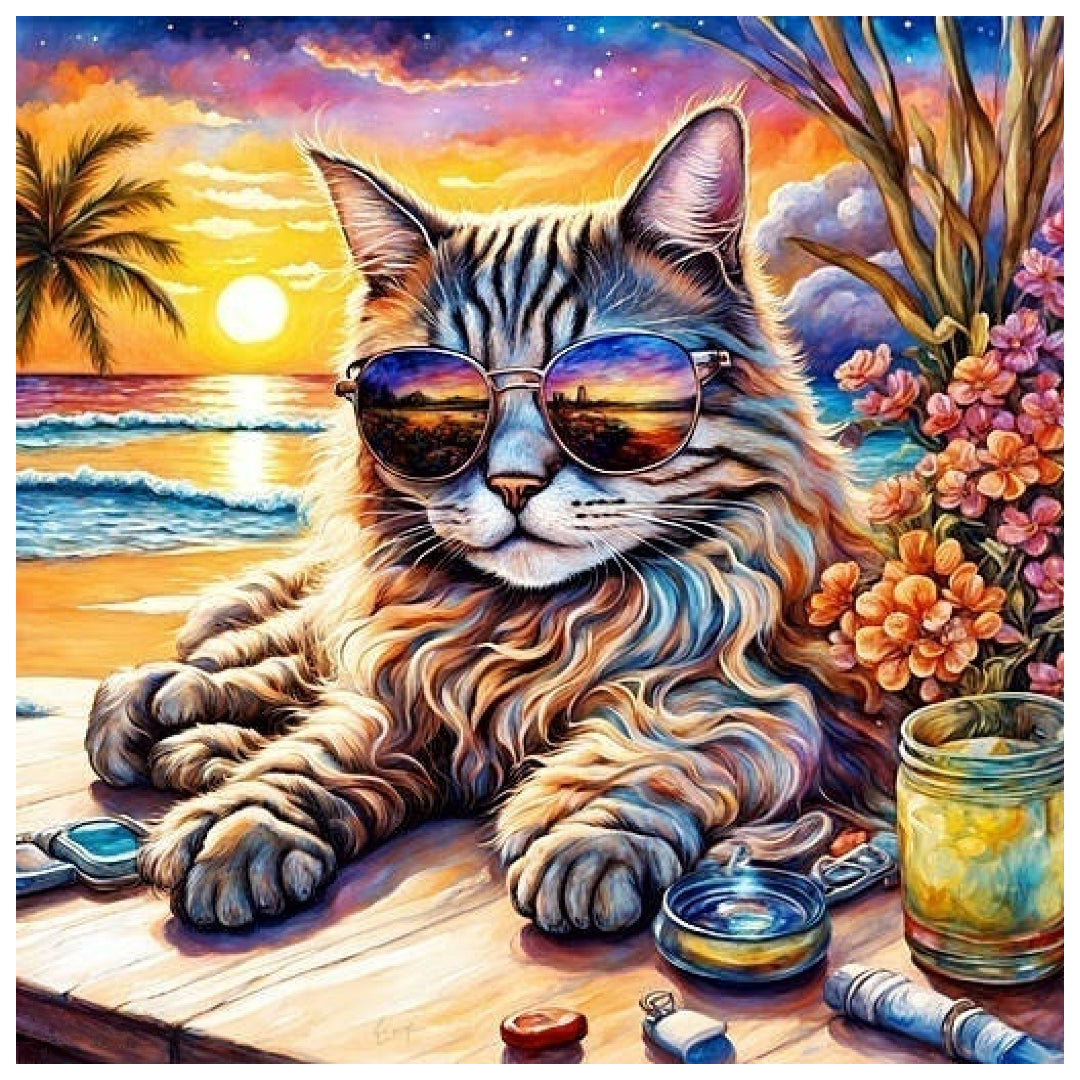 cool-cat-paint-by-number-kit