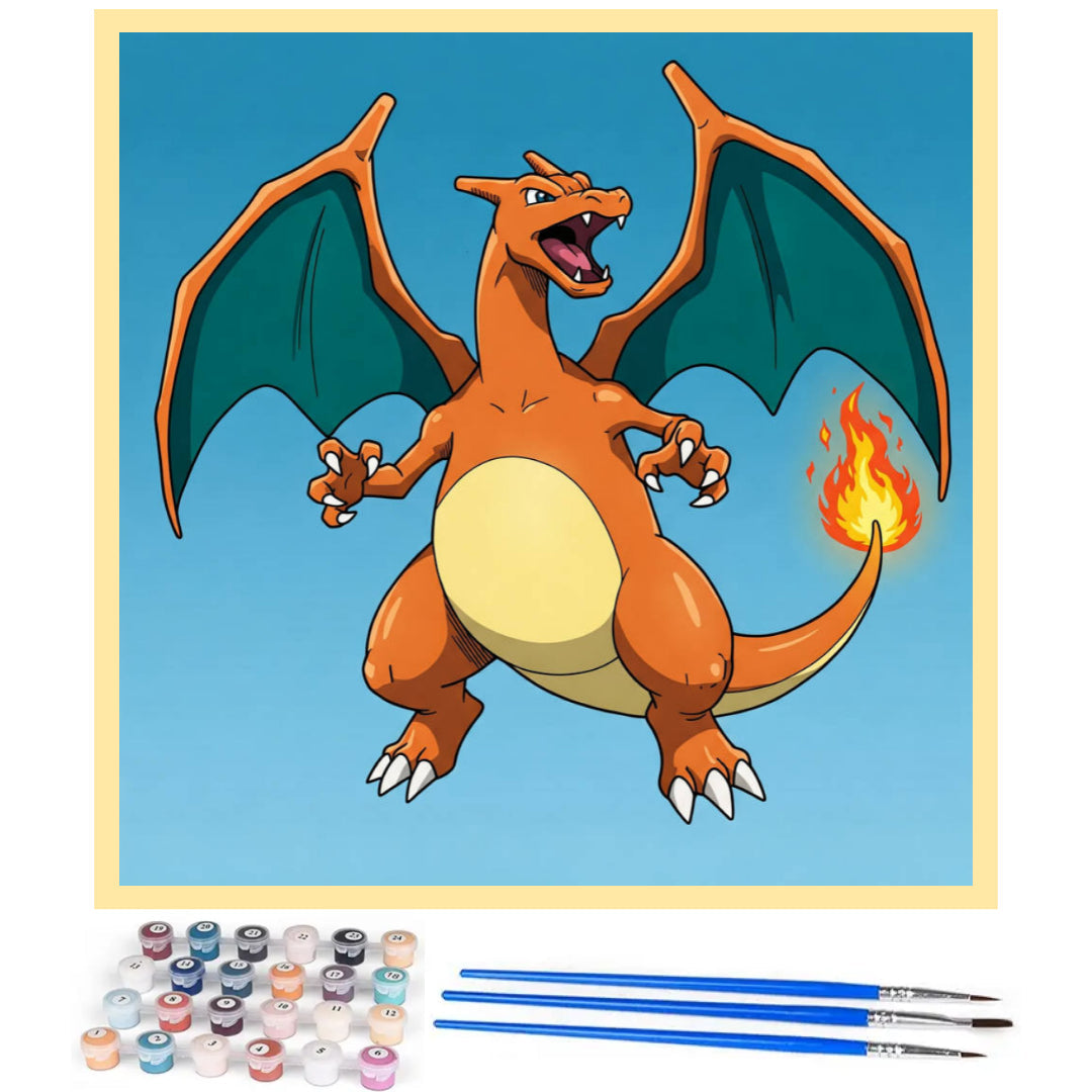cool-charizard-paint-by-number-kit