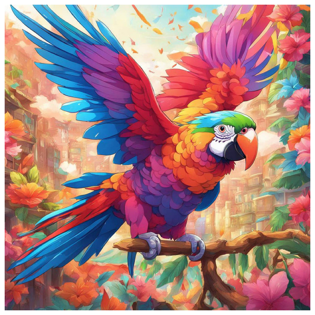 cool-parrot-paint-by-number-kit