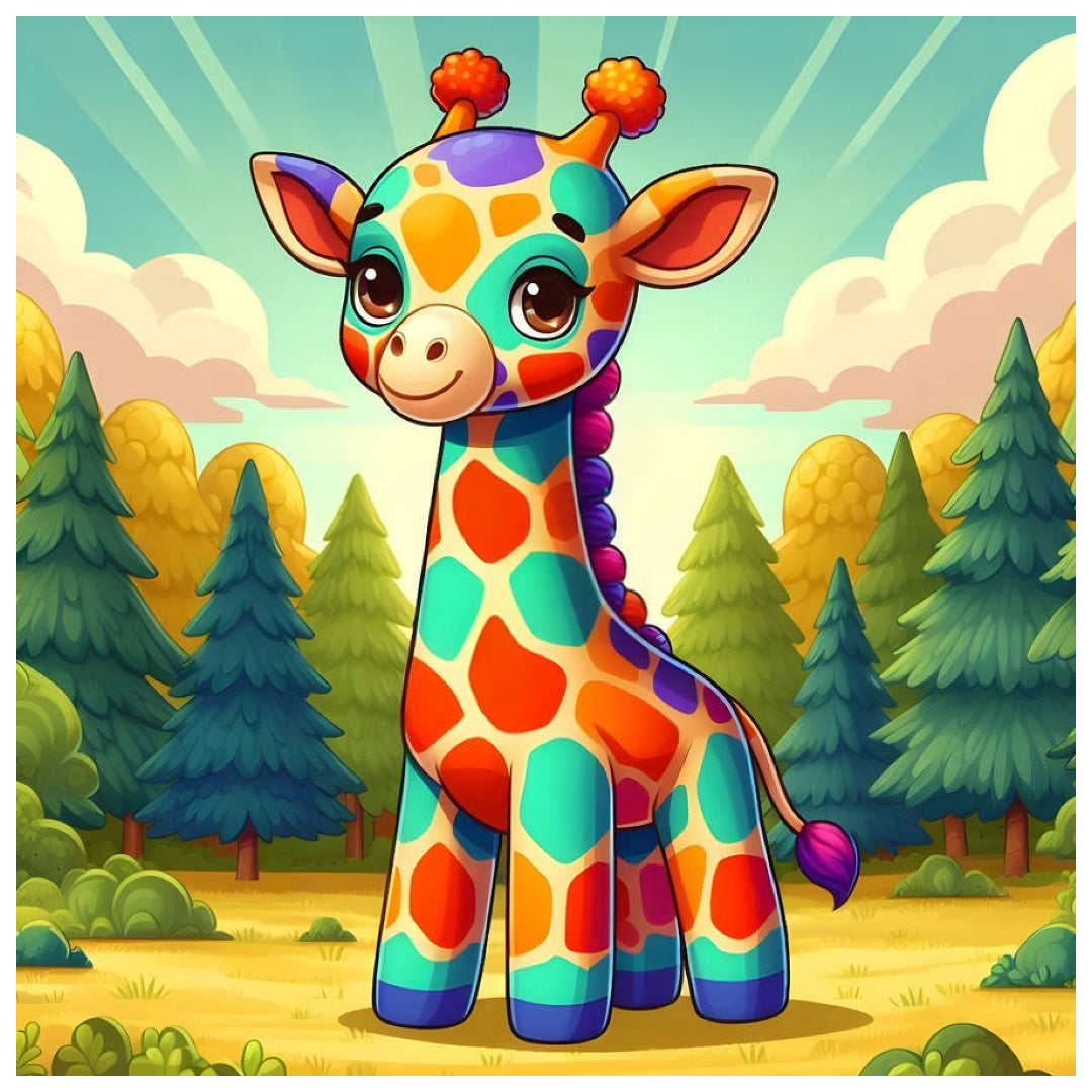 corlorful-little-giraffe-paint-by-number-kit