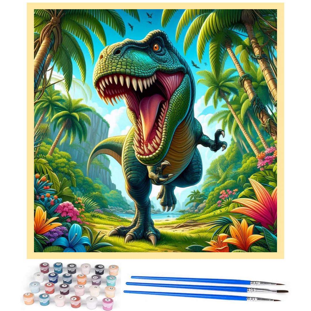 crazy-king-of-dinosaur-paint-by-number-kit