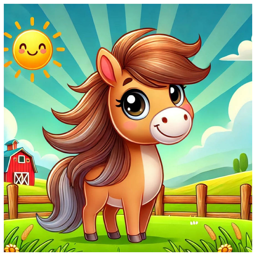 cute-cartoon-horse-paint-by-number-kit