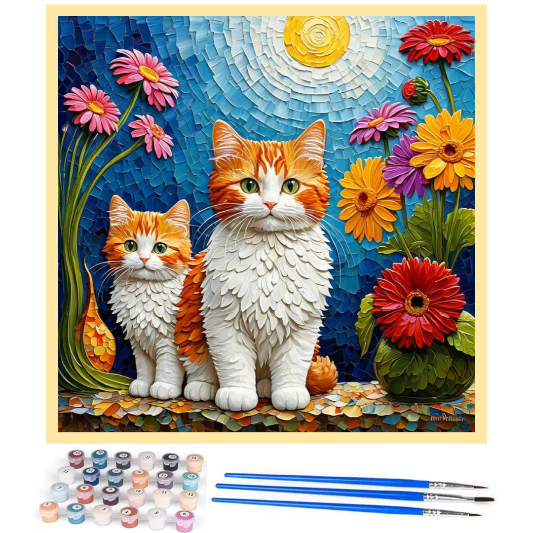 cute-cats-paint-by-number-kit