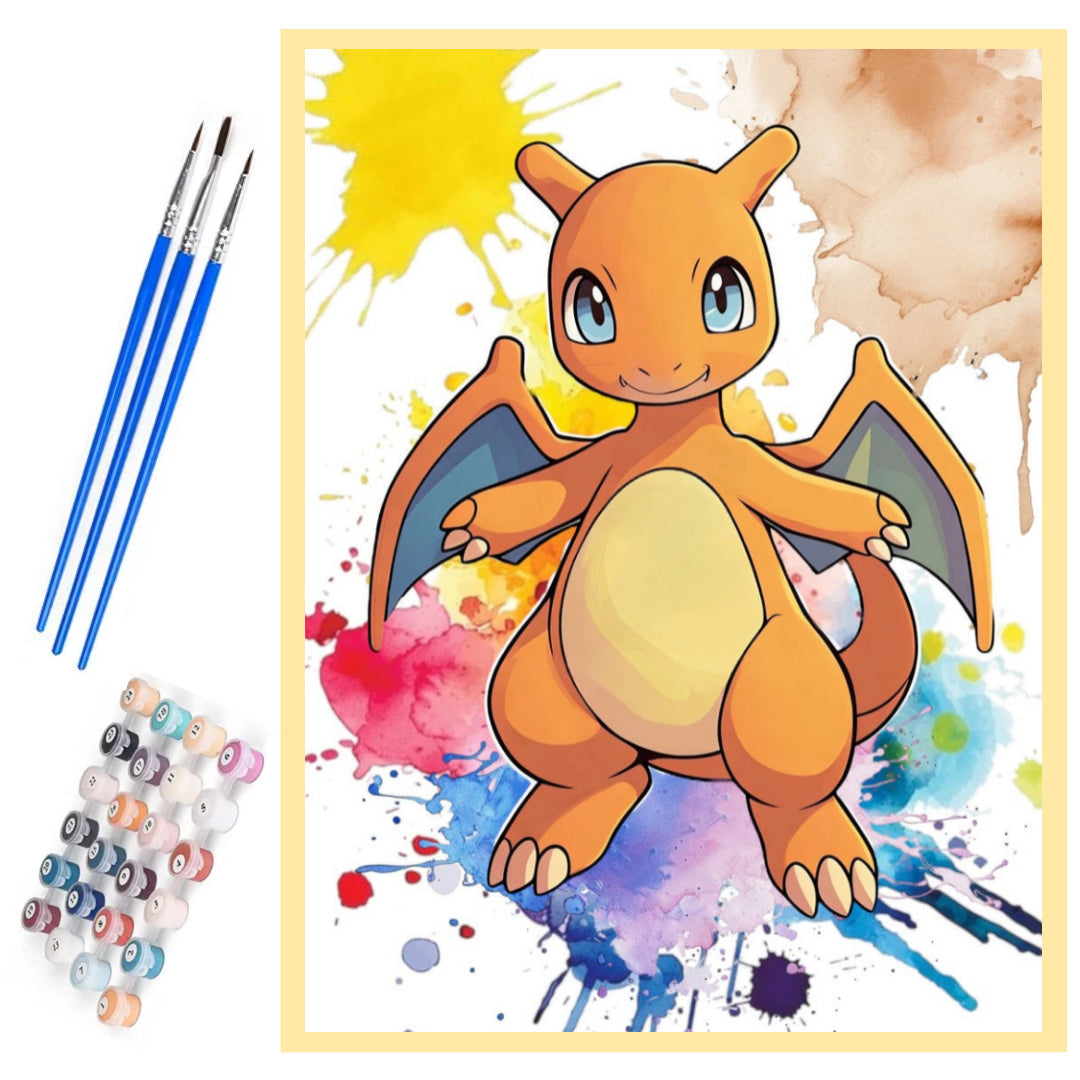 cute-charizard-paint-by-number-kit