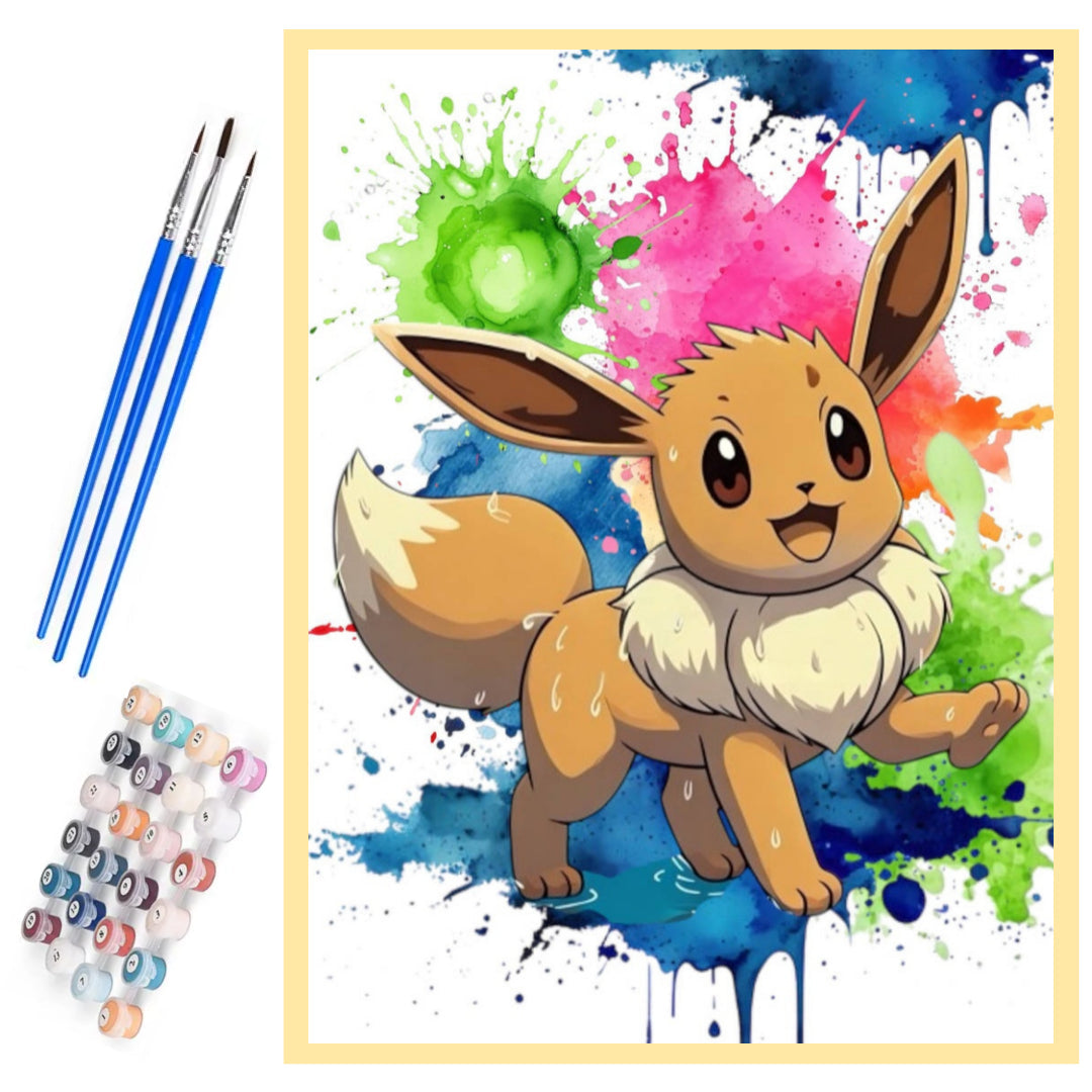 cute-eevee-paint-by-number-kit
