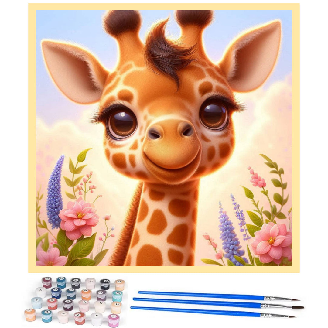 cute-giraffe-baby-paint-by-number-kit
