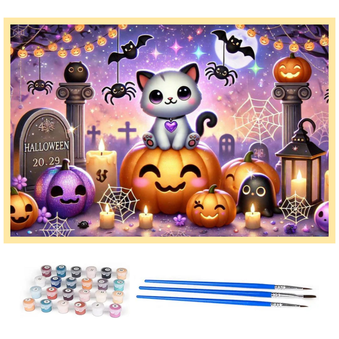cute-halloween-paint-by-number-kit