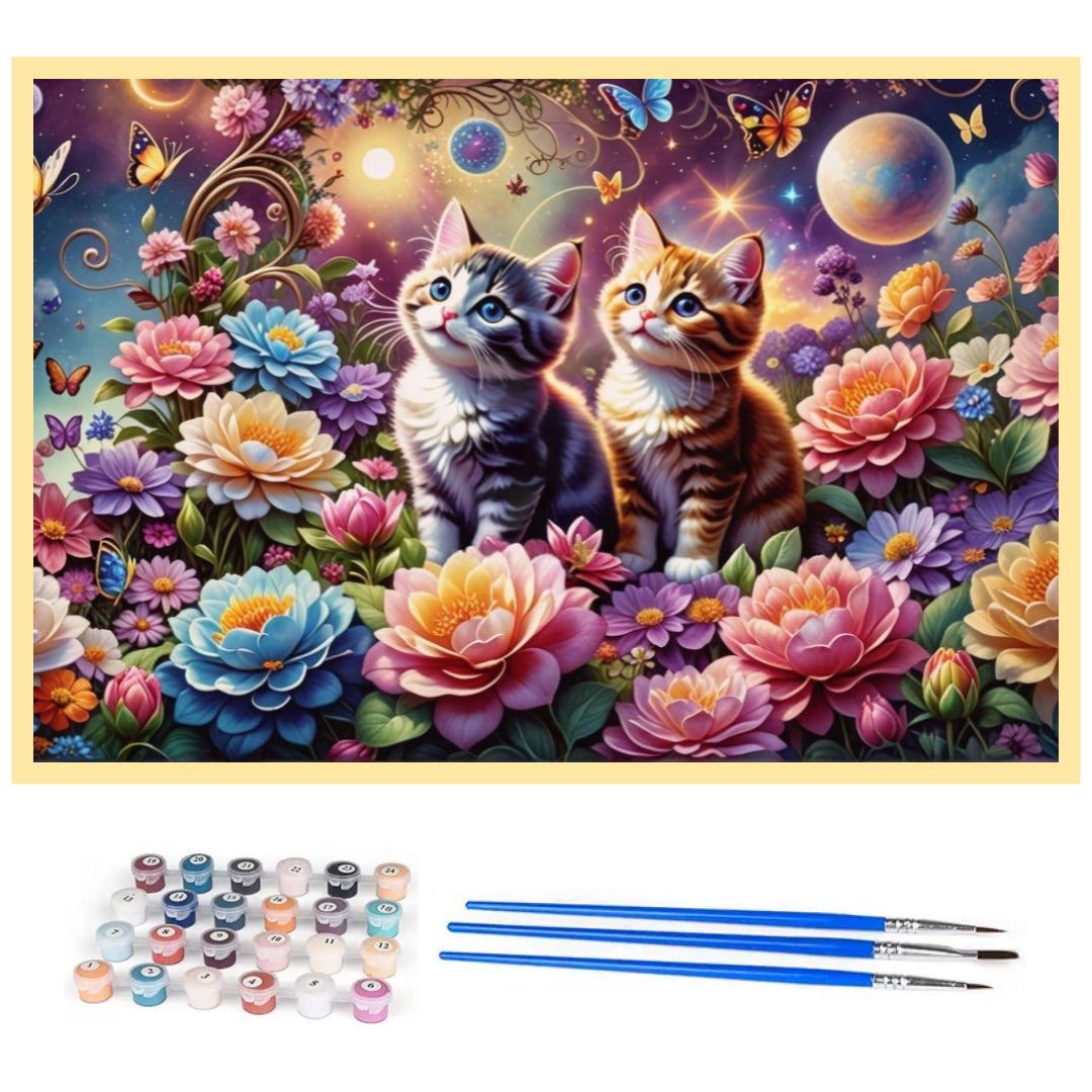 cute-kittens-in-flower-paint-by-number-kit