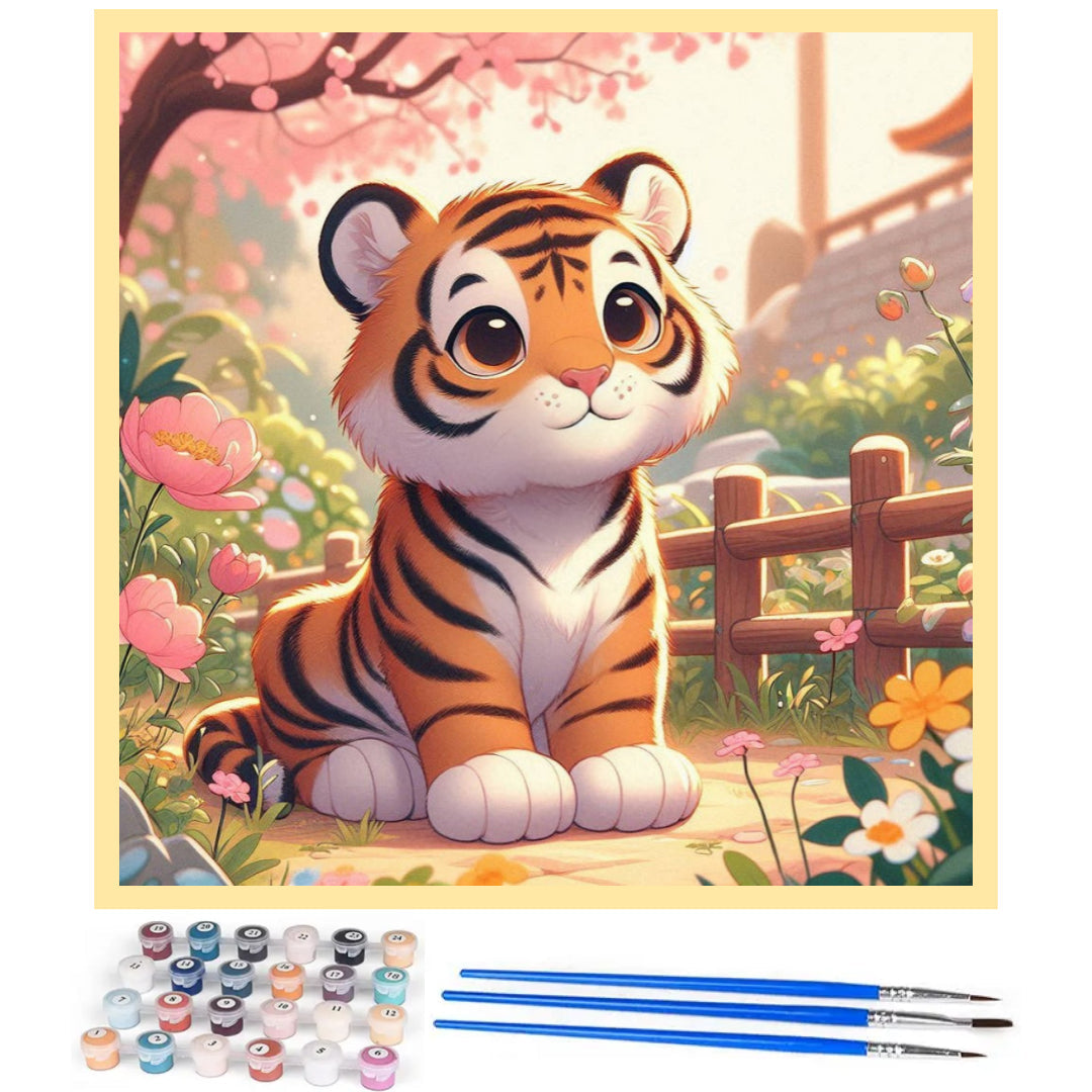 cute-little-tiger-paint-by-number-kit