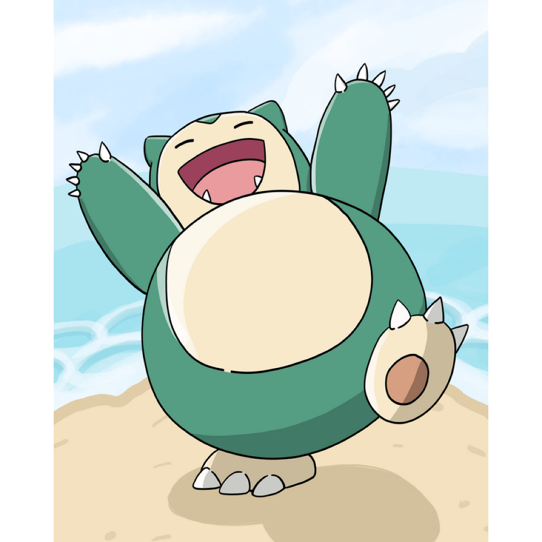 cute-snorlax-paint-by-number-kit