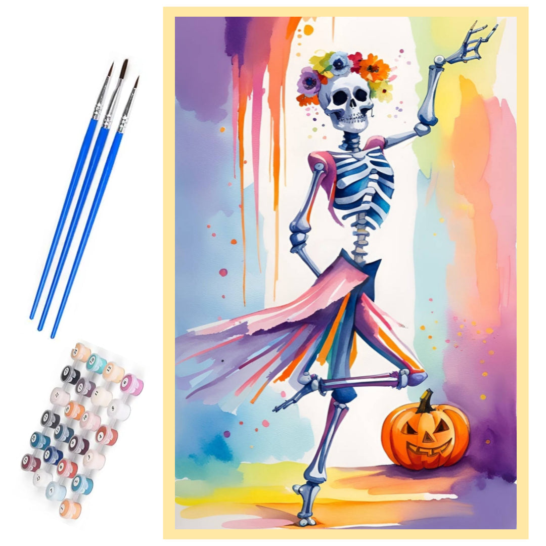 dance-skeleton-paint-by-number-kit