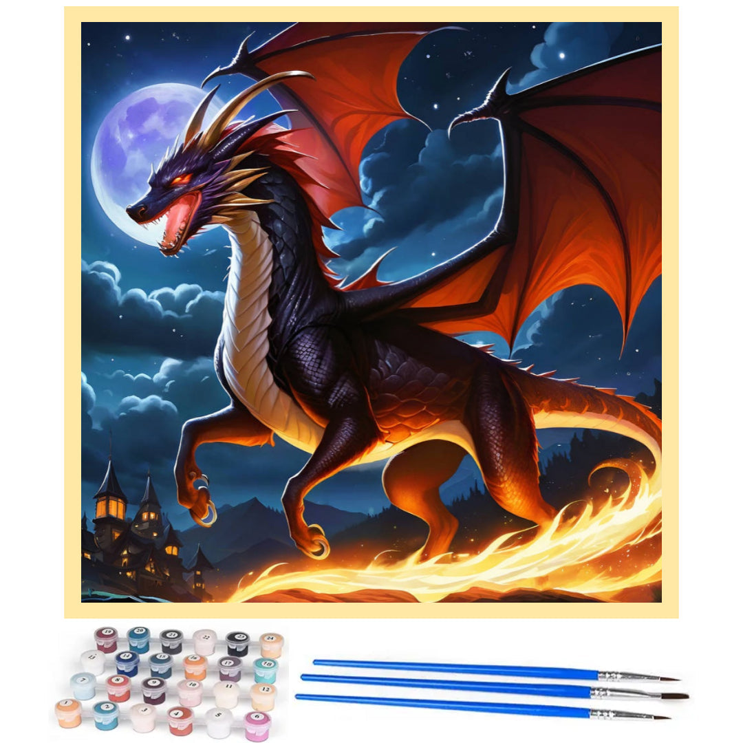 dark-dragon-paint-by-number-kit