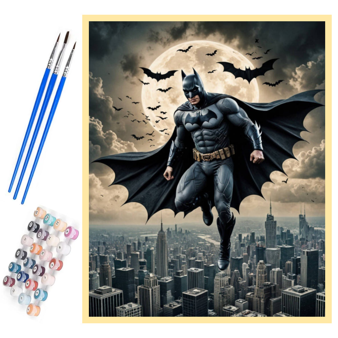 dark-knight-batman-paint-by-number-kit
