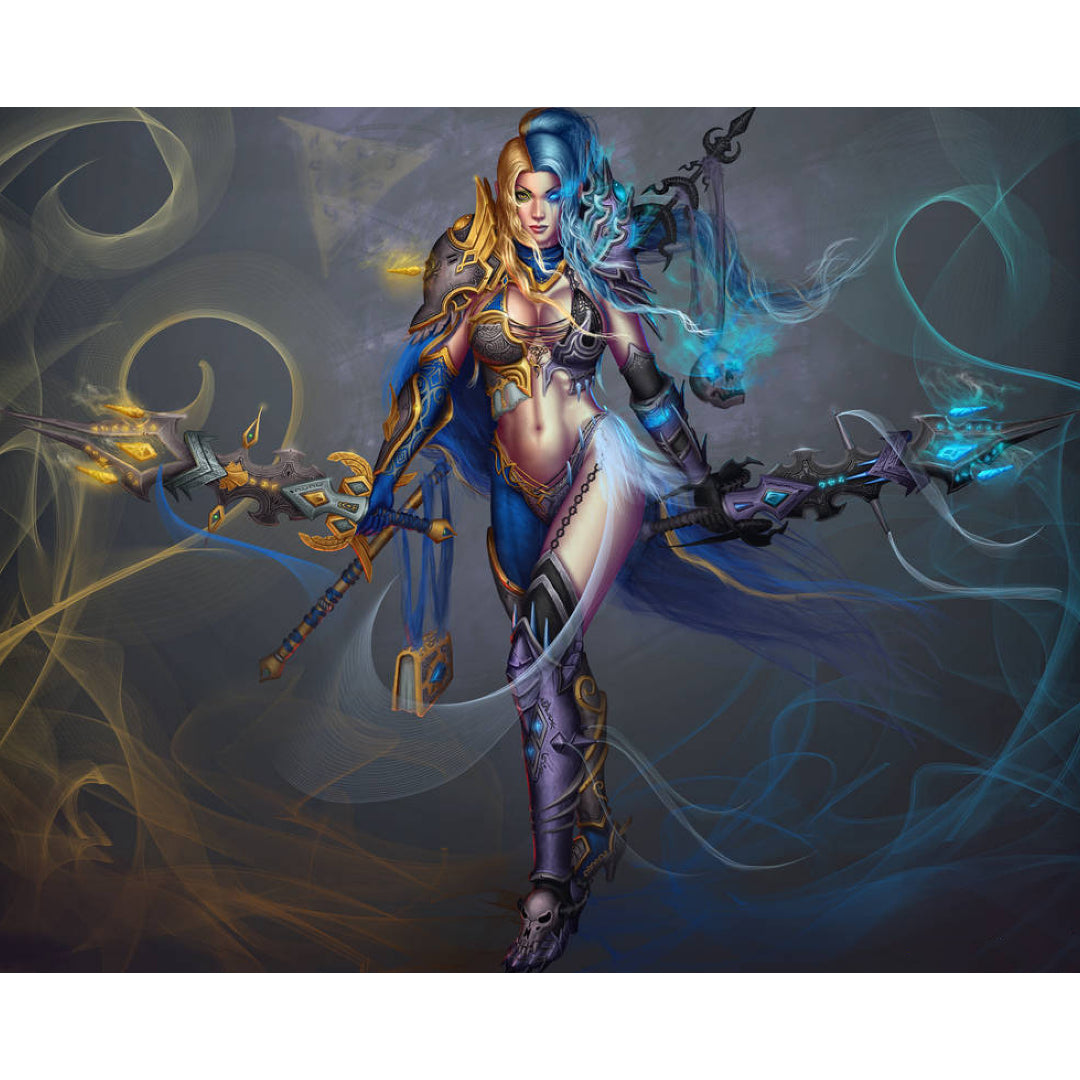 death-knight-paladin-warcraft-paint-by-number-kit