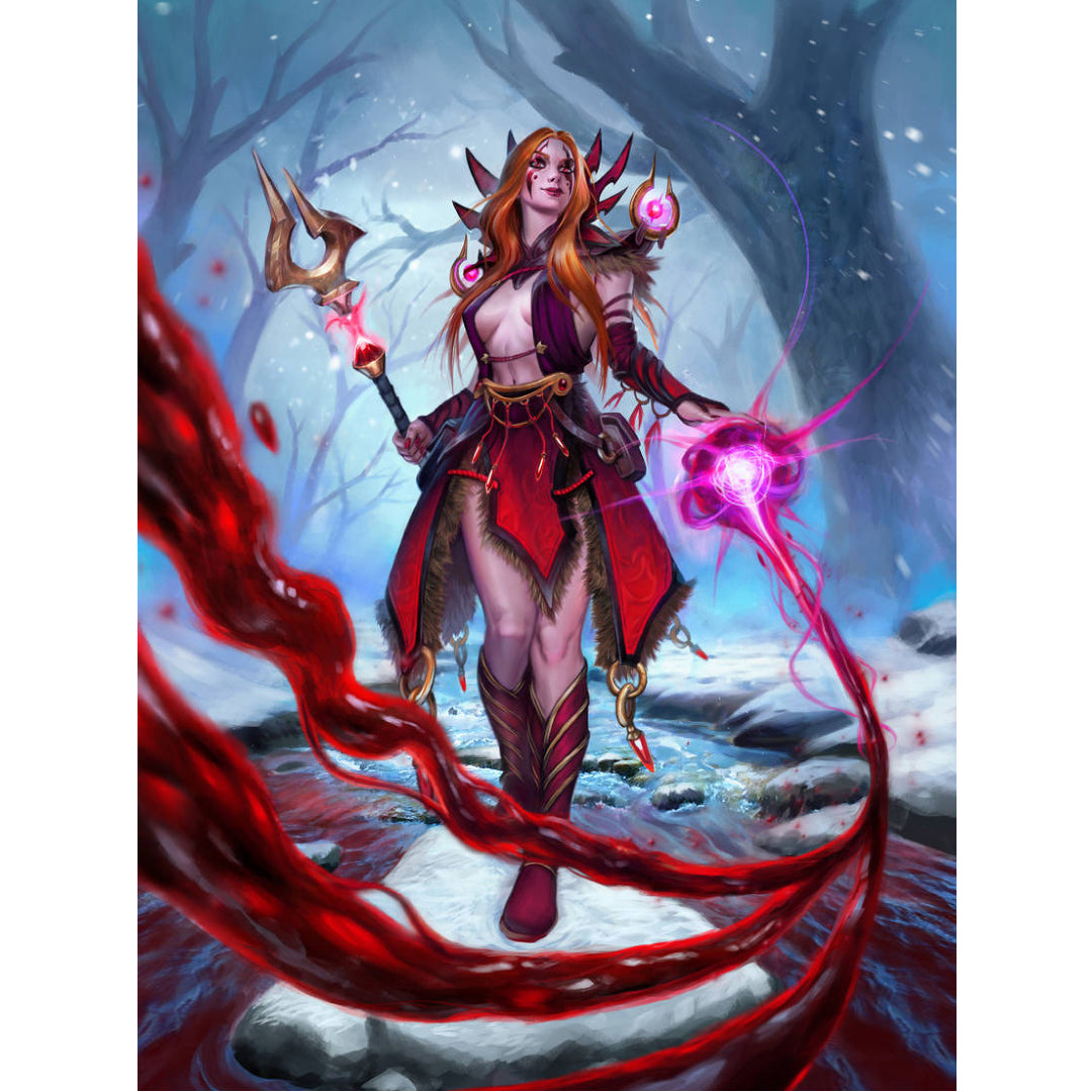 dragonvault-blood-mage-warcraft-paint-by-number-kit