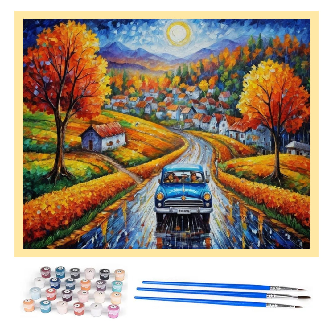driving-in-the-countryside-paint-by-number-kit