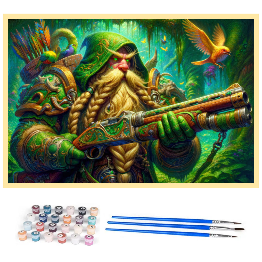 dwarf-warcraft-paint-by-number-kit