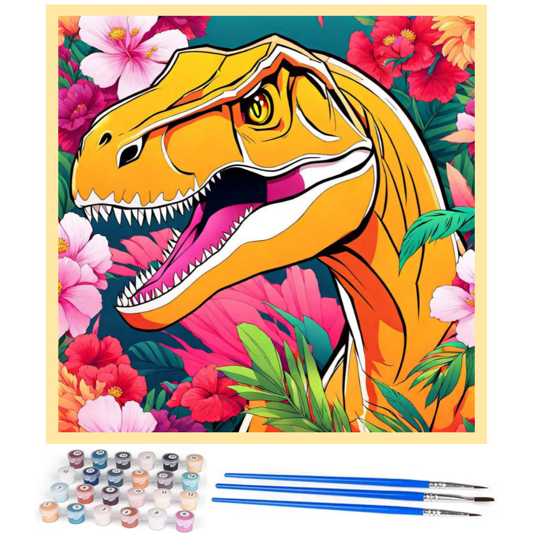 dynamic-tyrannosaurus-paint-by-number-kit