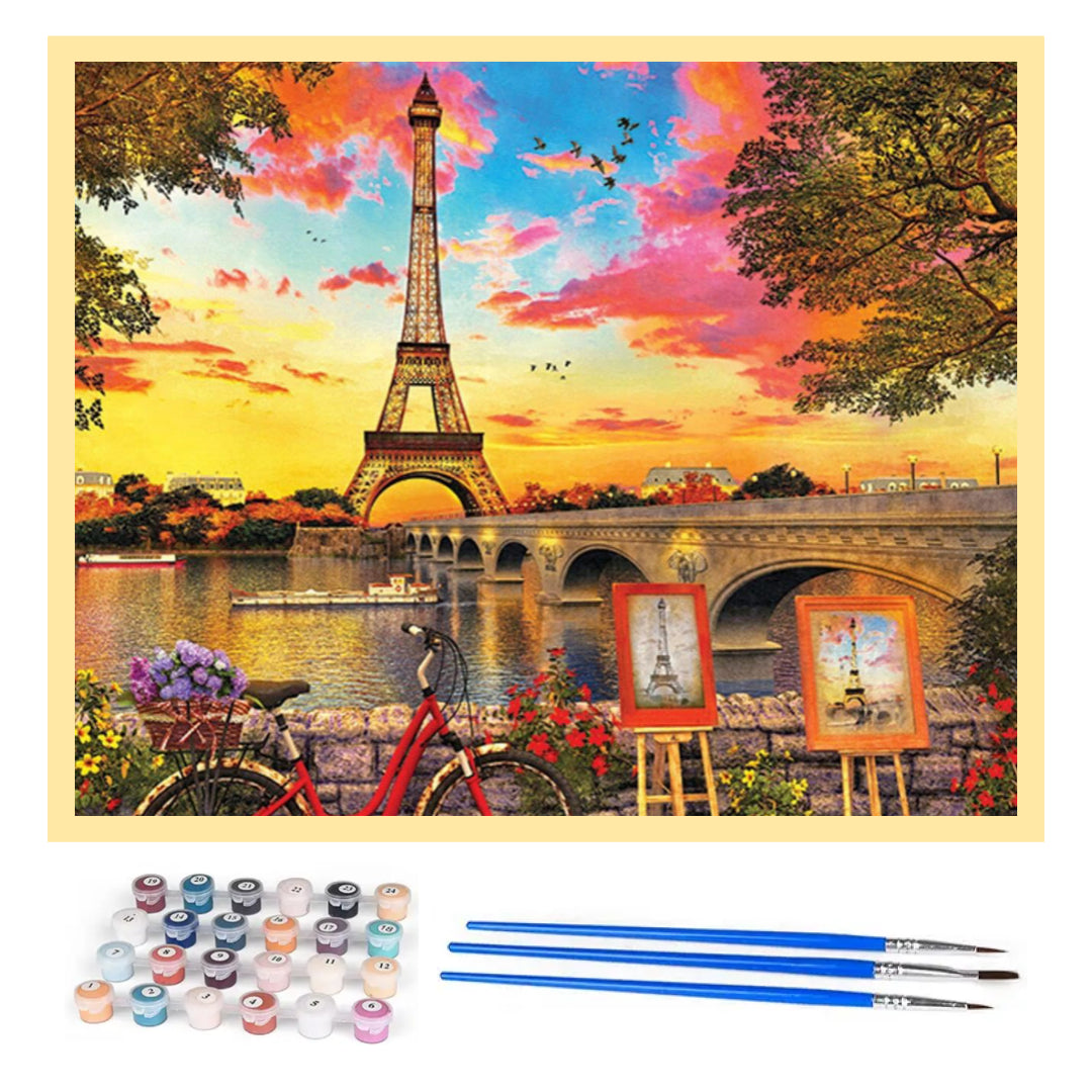 eiffel-sunset-paint-by-number-kit