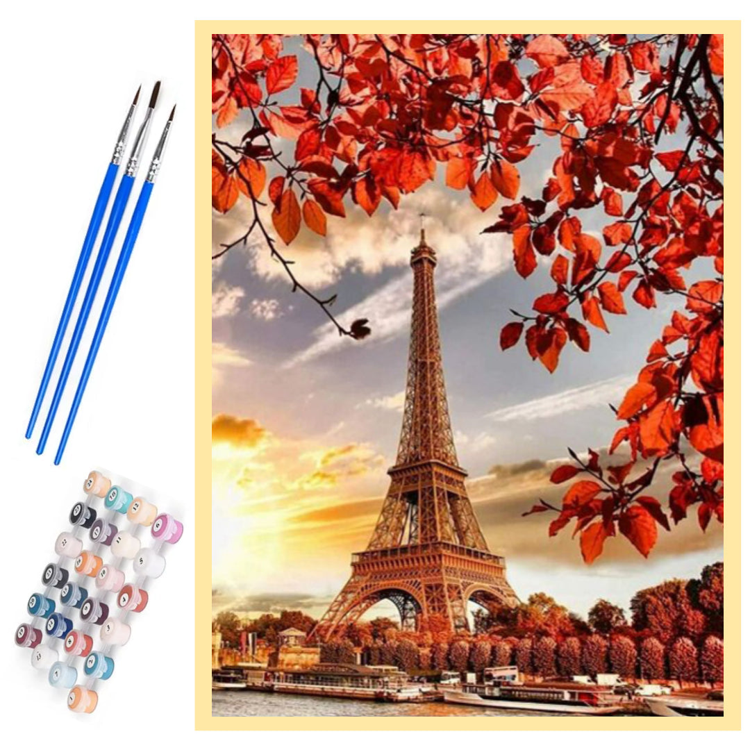 eiffel-tower-sunset-paint-by-number-kit