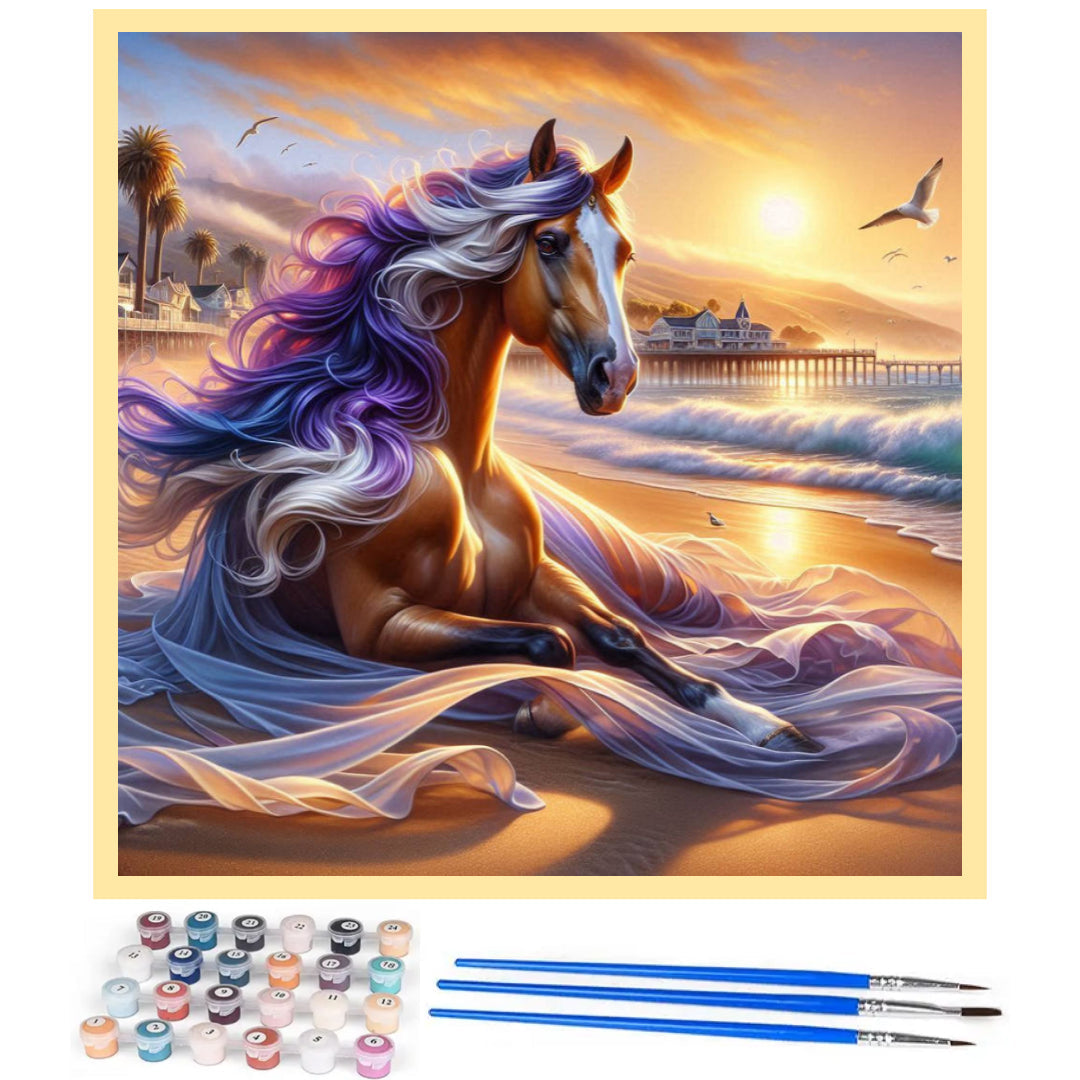 elegant-horse-at-sunset-paint-by-number-kit