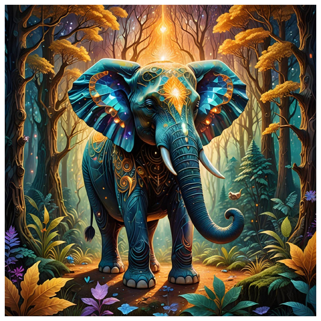elephant-in-forest-paint-by-number-kit