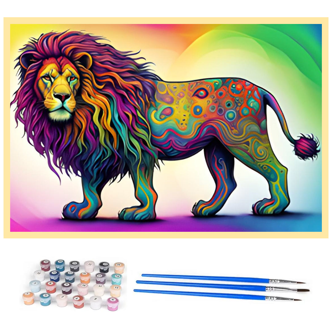 fantasy-lion-paint-by-number-kit