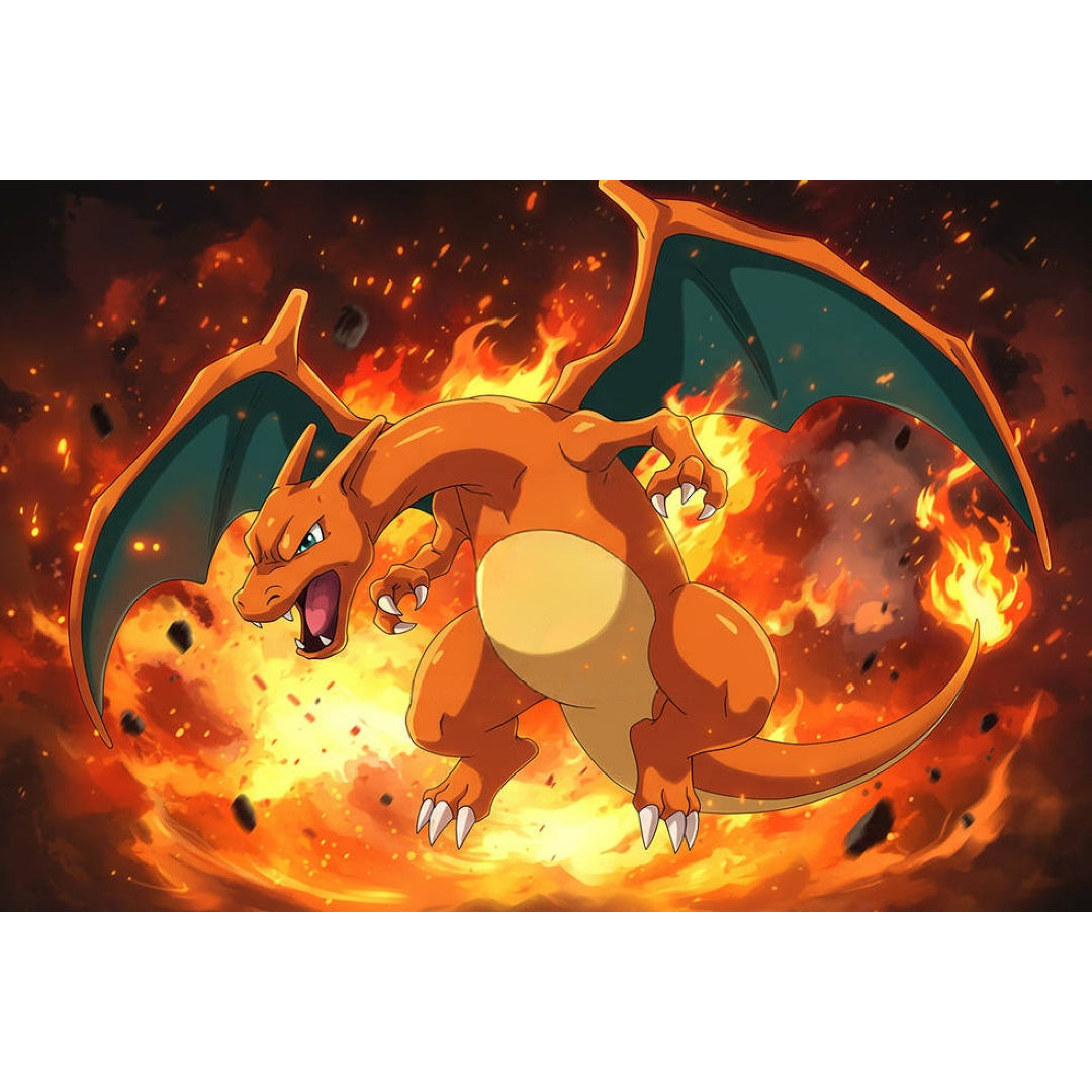 fiery-fury-charizard-paint-by-number-kit
