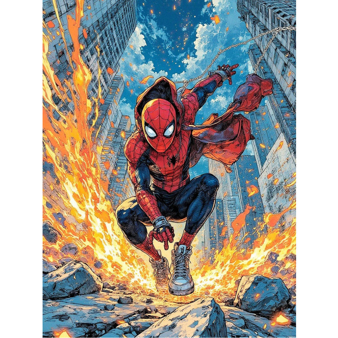 fire-spiderman-paint-by-number-kit