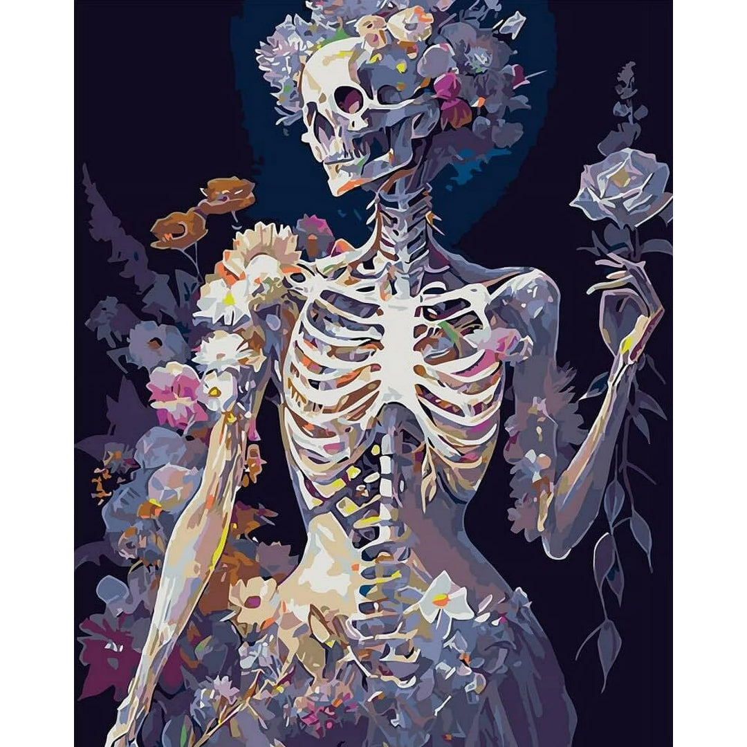 floral-skeleton-paint-by-number-kit