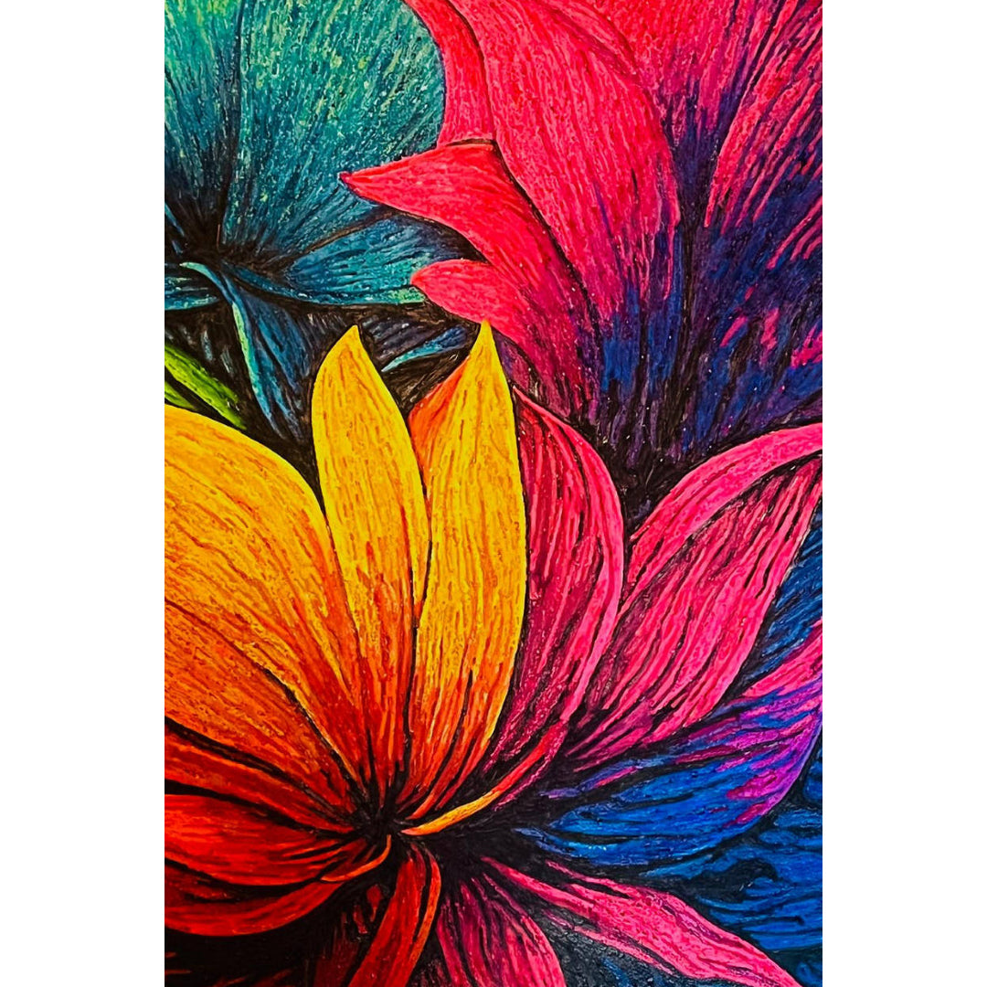 flower-frenzy-paint-by-number-kit