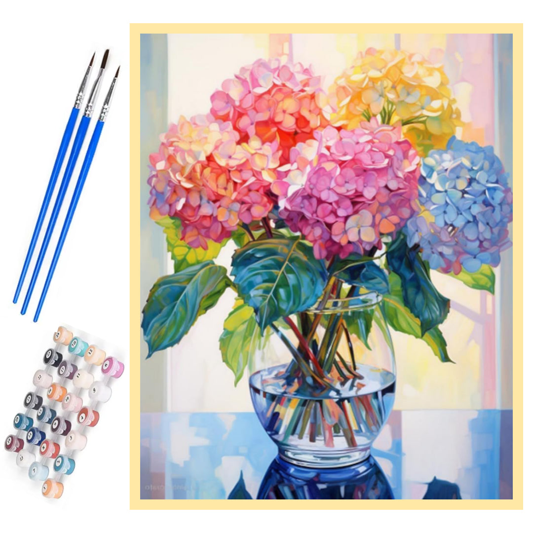 flower-hydrangea-paint-by-number-kit