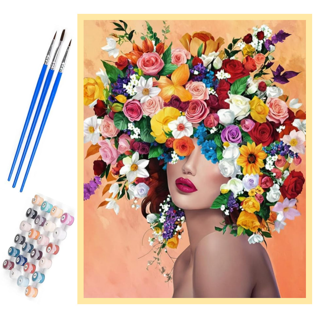 flower-lady-paint-by-number-kit
