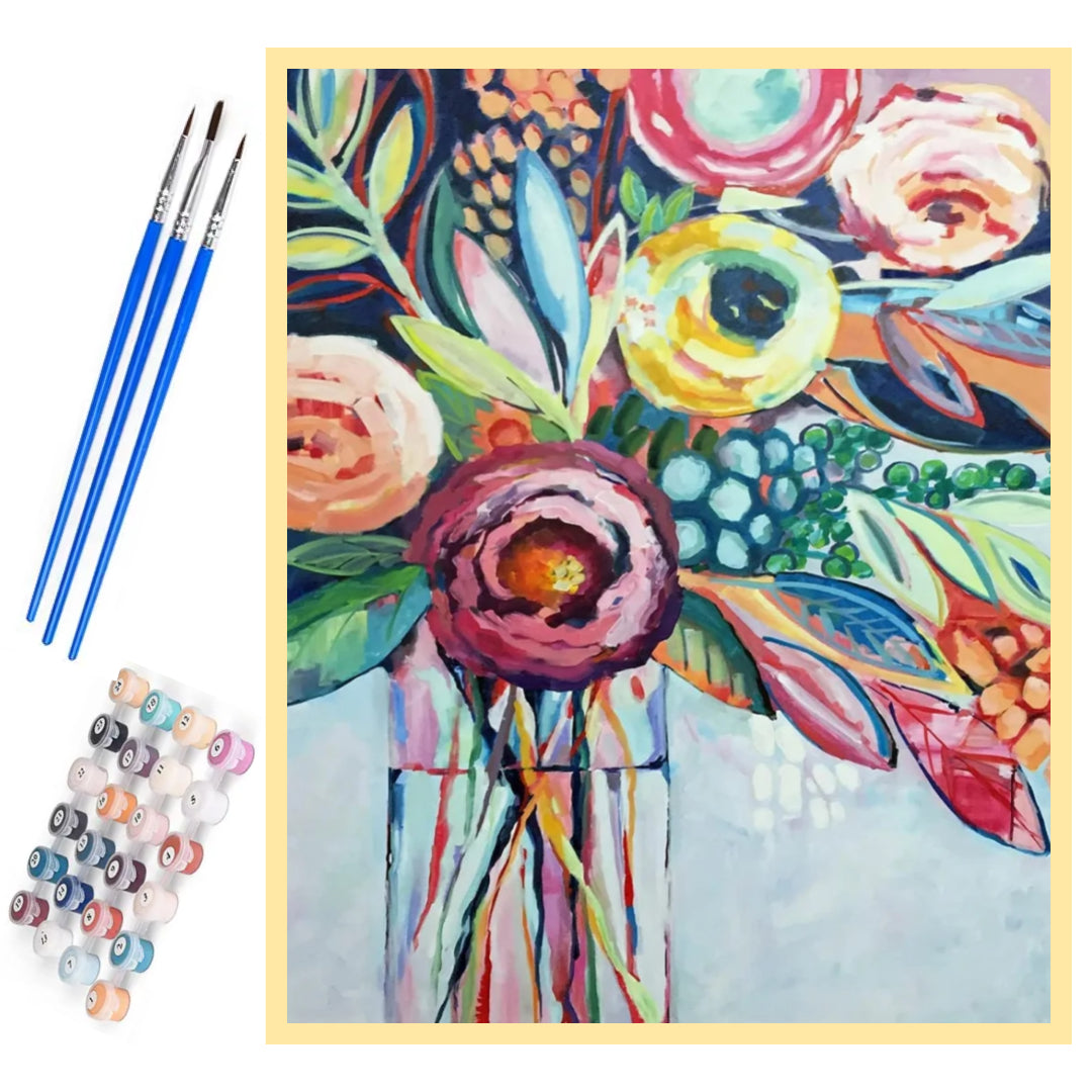 flowers-art-paint-by-number-kit