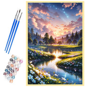 flowers-stream-landscape-paint-by-number-kit