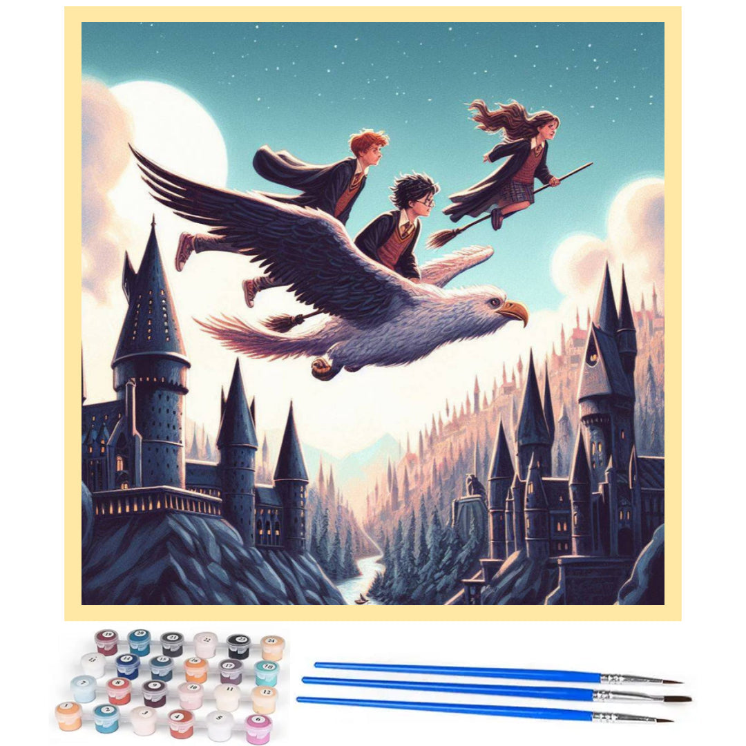 fly-over-hogwarts-paint-by-number-kit