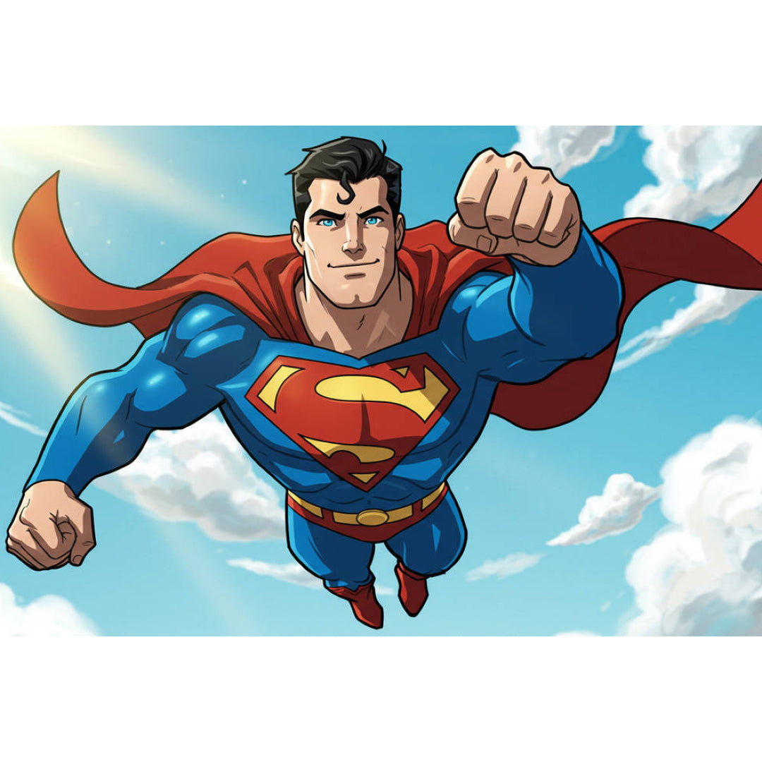 flying-superman-paint-by-number-kit