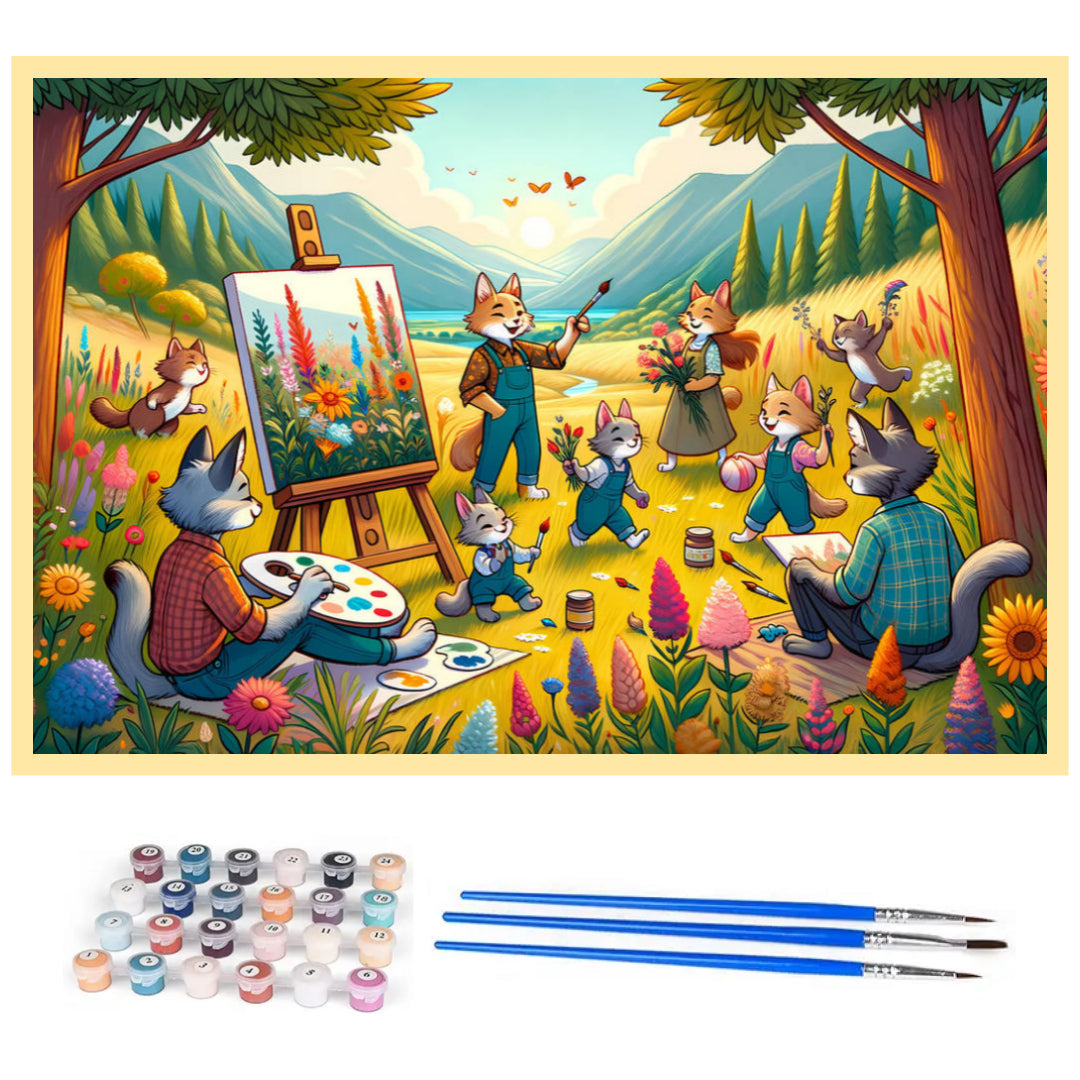 fox-paint-from-life-paint-by-number-kit