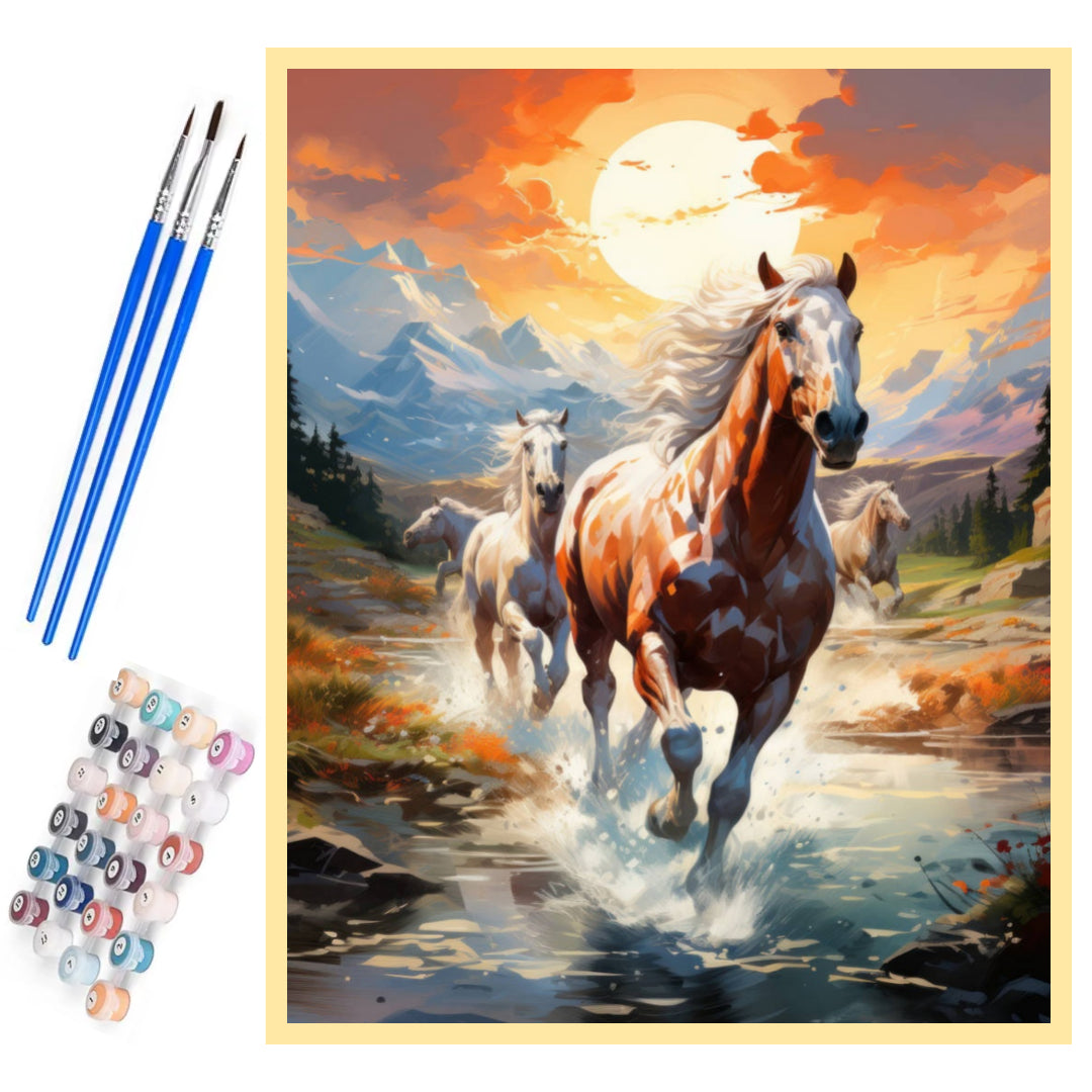 galloping-horses-paint-by-number-kit