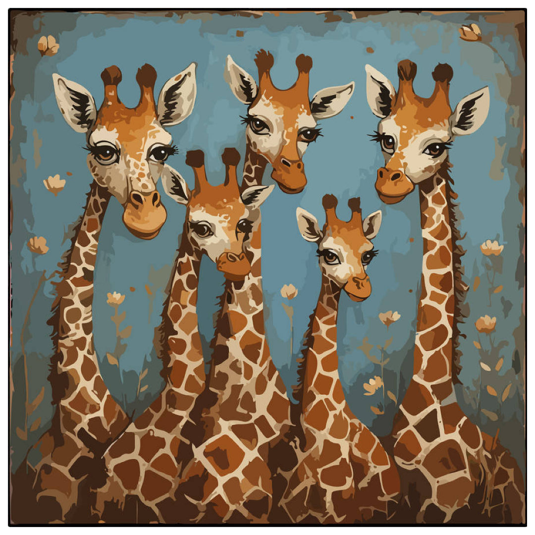 gathering-of-giraffes-paint-by-number-kit