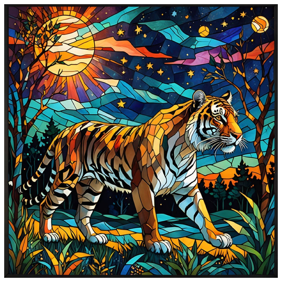 geometric-art-tiger-paint-by-number-kit